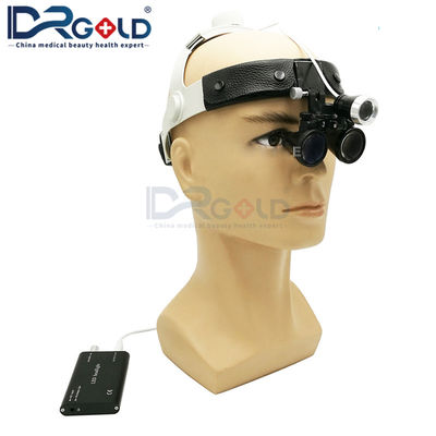 quality  Headband With Headlight LED Light 2.5X 3.5X Loupes /Medical Magnification Portable Dental ENT Surgical Loupes Dental Magnifier factory