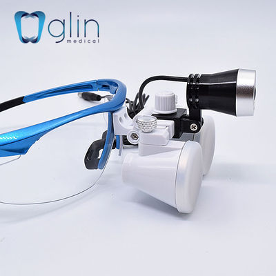 To light up dental headlight 5W dental and surgical loupes 2x loupes 3.5x 420 LED